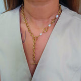 Laura Baroque Pearl Link Necklace-3  taahirajewellery