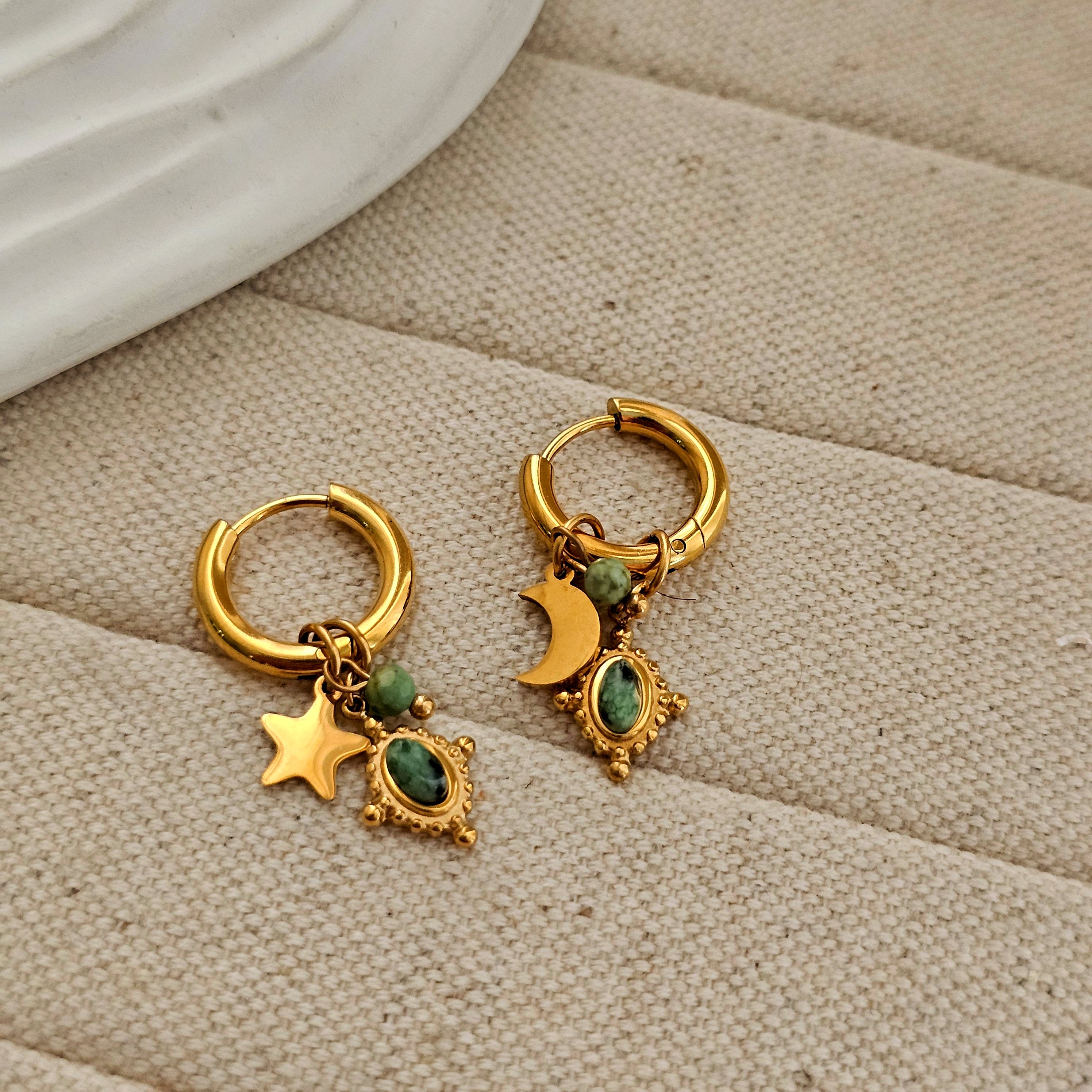 Vera Charm Cuff Earrings-1  taahirajewellery