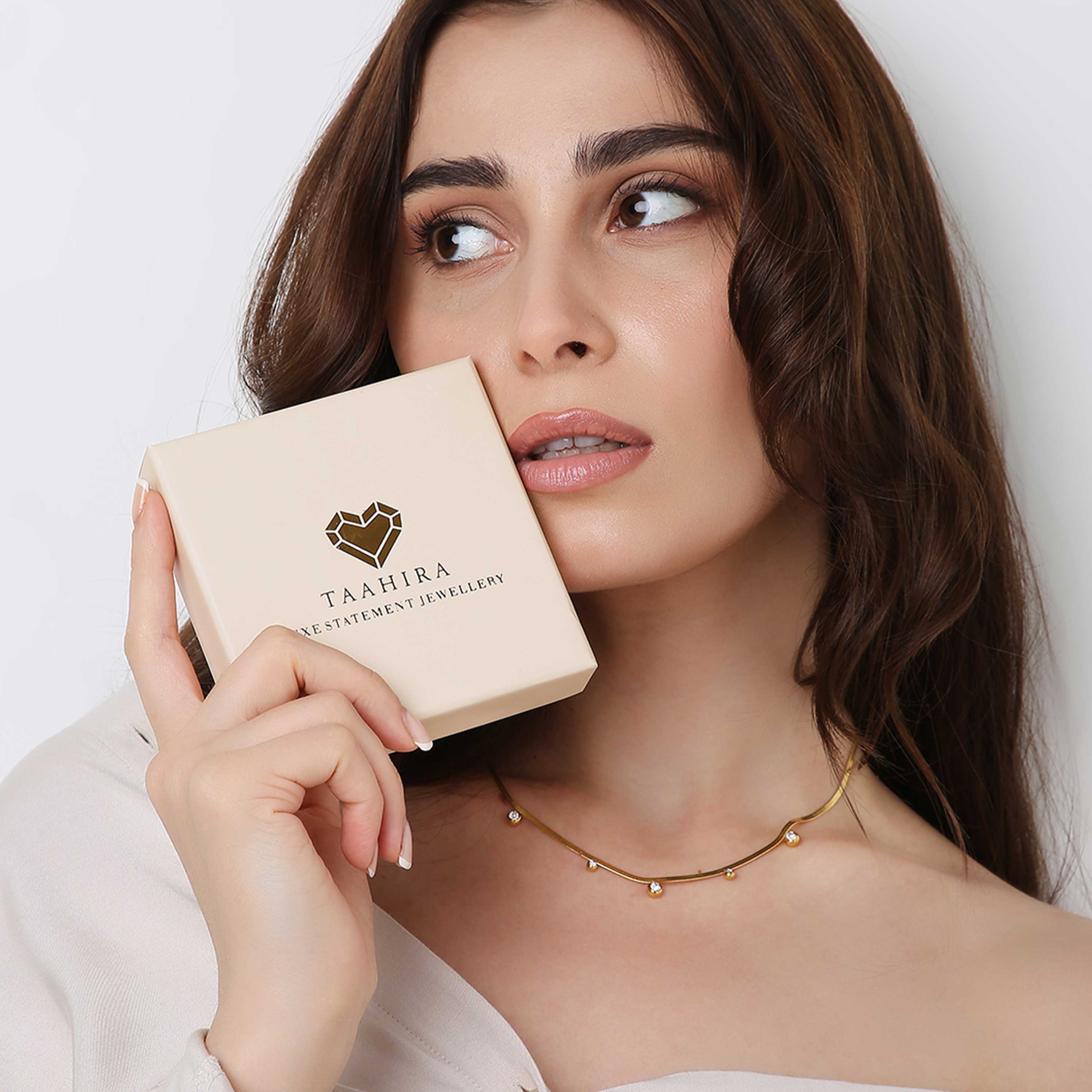 Plated Jewelry 18kgp Necklace Worth Gold Triangle Pendant 18kgp