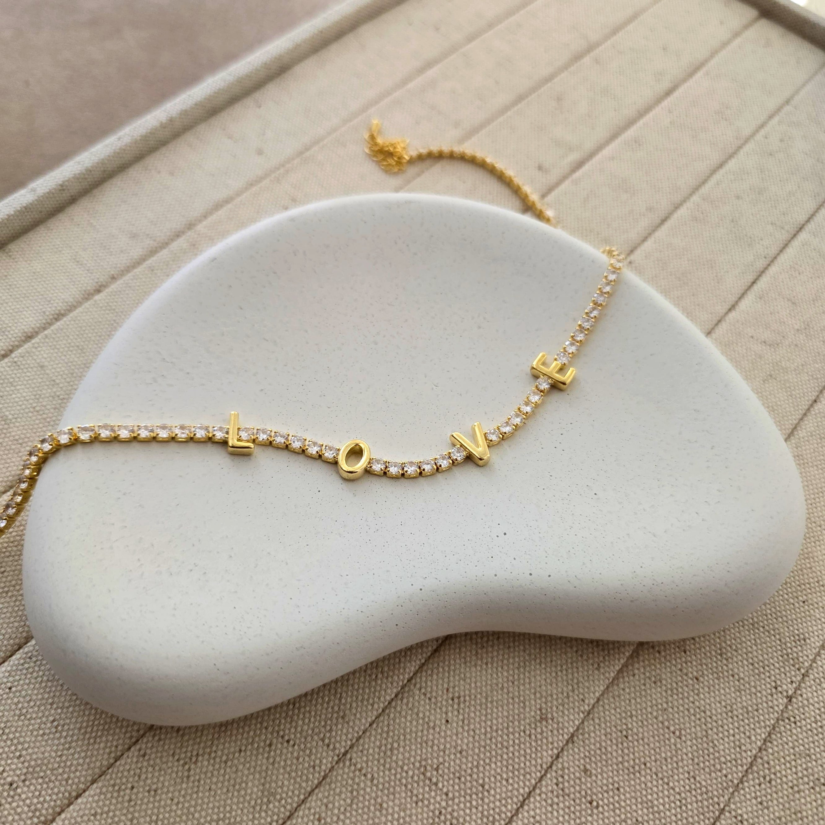 Love Zircon Necklace-1  taahirajewellery