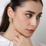 Ava Zircon Stud Earrings