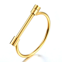 Olive Gold Plated Bangle Bracelet-4  taahirajewellery