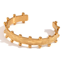Boho Style 18K Gold Plated Cuff Bracelet-1  taahirajewellery