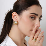 Baroque Gold Plated Twisted Earrings