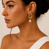 Rhea Pearl Earrings