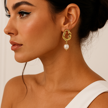 Rhea Pearl Earrings-1  taahirajewellery