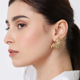 Daisy Gold Plated Earrings