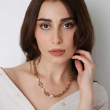 Laura Baroque Pearl Link Necklace
