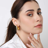 Luxury Zircon Water Drop Stud Earrings