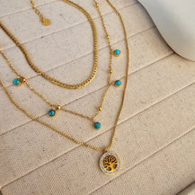 Dream Triple Layered Necklace-1  taahirajewellery