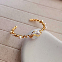 Fresh water baroque pearl bracelet-2  taahirajewellery