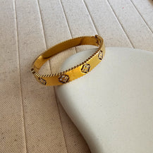 Eva Clover Bangle Bracelet-1  taahirajewellery