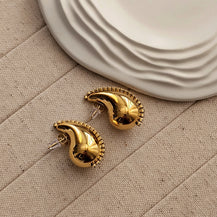 Luxury Zircon Water Drop Stud Earrings-4  taahirajewellery