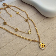 Angela Layered Necklace-2  taahirajewellery