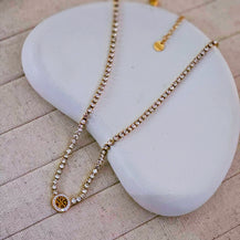 Tree Of Life Zircon Necklace-1  taahirajewellery