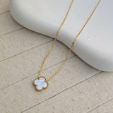 White Clover Necklace