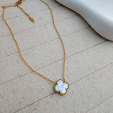 White Clover Necklace