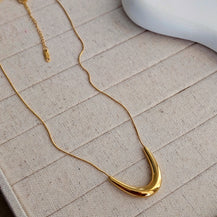 Stella U shape Necklace-4  taahirajewellery