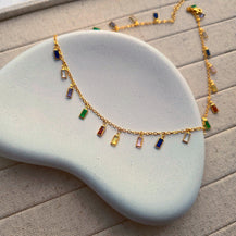 Kira Multistone Necklace-7  taahirajewellery