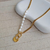 Believe Pendent Pearl Necklace