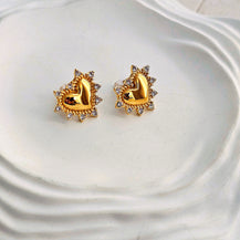 Camila Zircon Heart Earrings-3  taahirajewellery