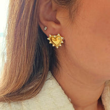 Camila Zircon Heart Earrings-2  taahirajewellery