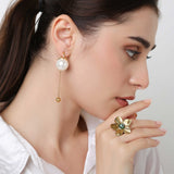 Polly Pearl Earrings