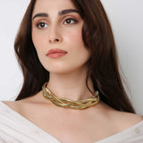 Reese Chunky Twisted Choker Necklace