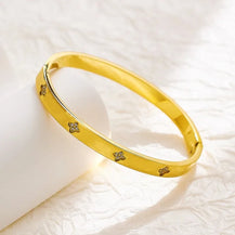 Lily Bangle Bracelet-3  taahirajewellery