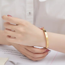 Lily Bangle Bracelet-5  taahirajewellery