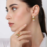Teo Pearl Hoop Earrings