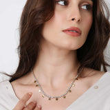 Zircon Chain Tennis Star Necklace