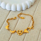 Bagel Charm Bracelet