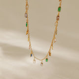Kira Multistone Necklace