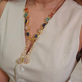 Knot Brass Necklace