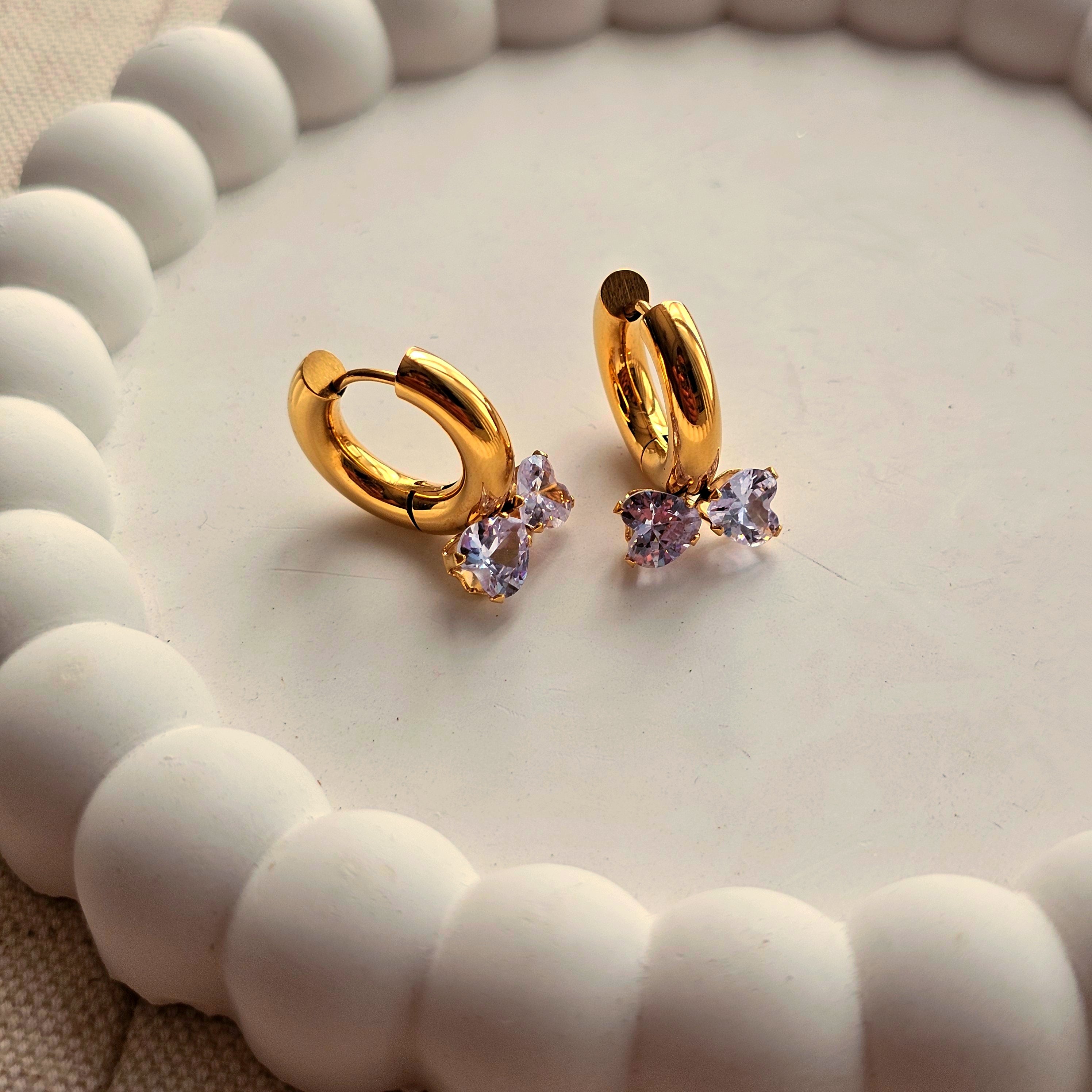 Bow Cuff Earrings-2  taahirajewellery