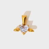 Heart Angel Charm