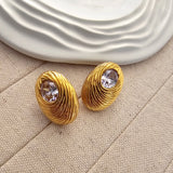 Ava Zircon Stud Earrings