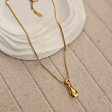18kt G.P Alphabet Necklaces