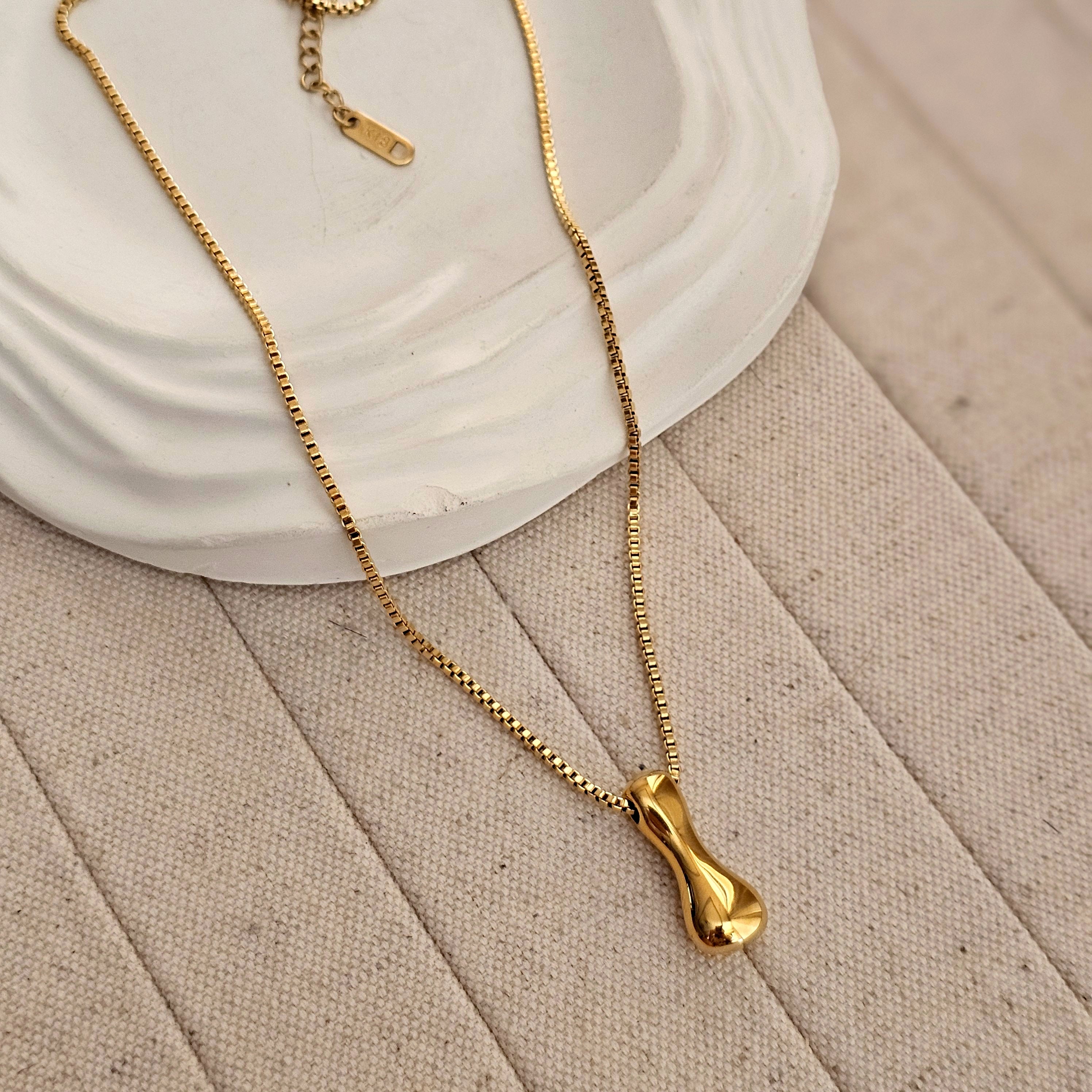 18kt G.P Alphabet Necklaces