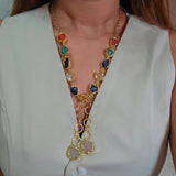 Knot Brass Necklace