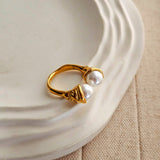 Thea Vintage Pearl Ring
