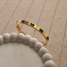 Tessa Green Stone Bracelet-1  taahirajewellery