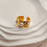 Pearl Adjustable Ring