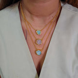 Betty Layered Brass Necklace
