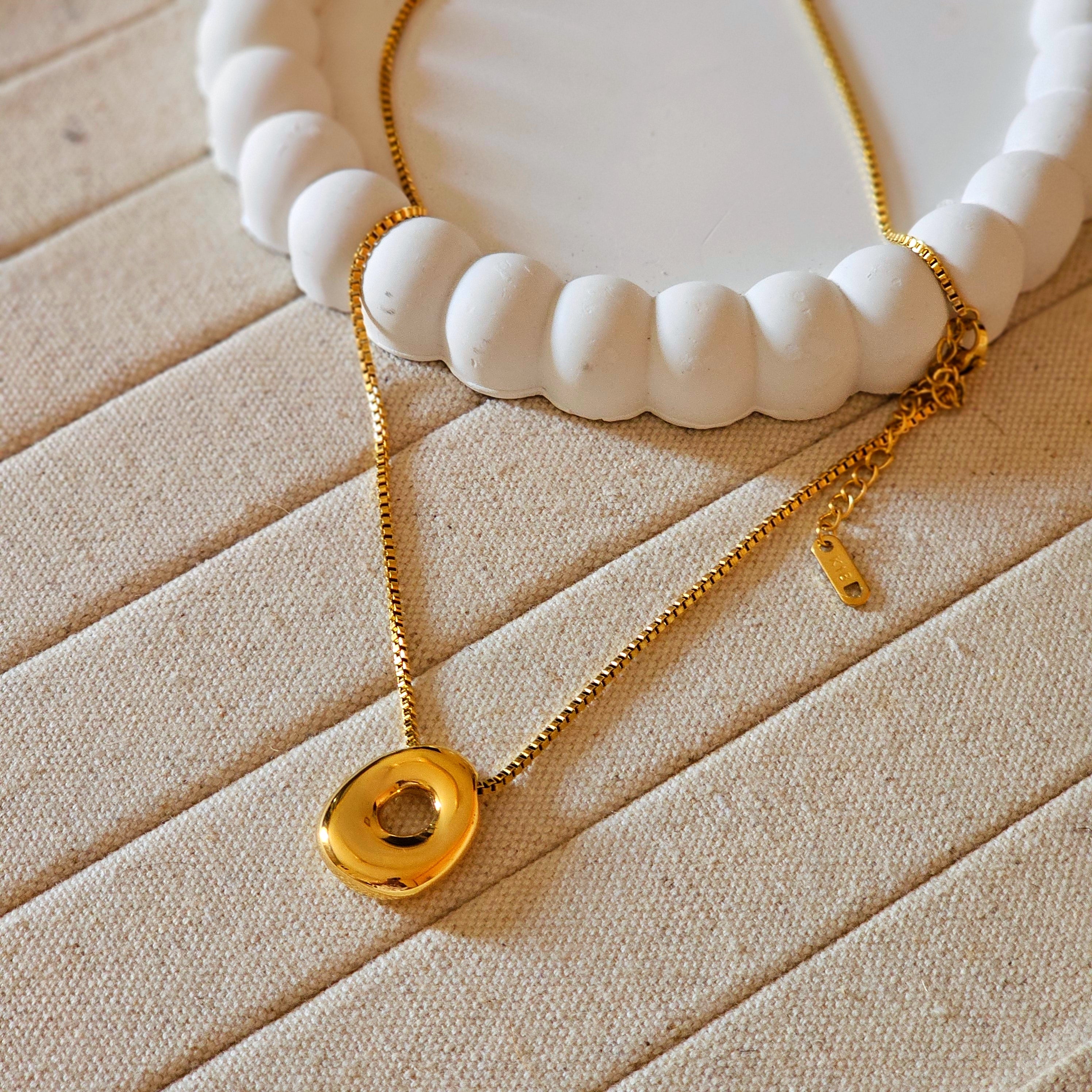 18kt G.P Alphabet Necklaces