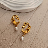 Rhea Pearl Earrings