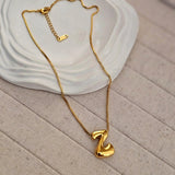 18kt G.P Alphabet Necklaces