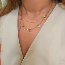 Kitty Layered Necklace-3  taahirajewellery