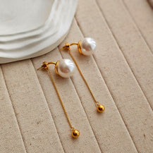 Polly Pearl Earrings-1  taahirajewellery